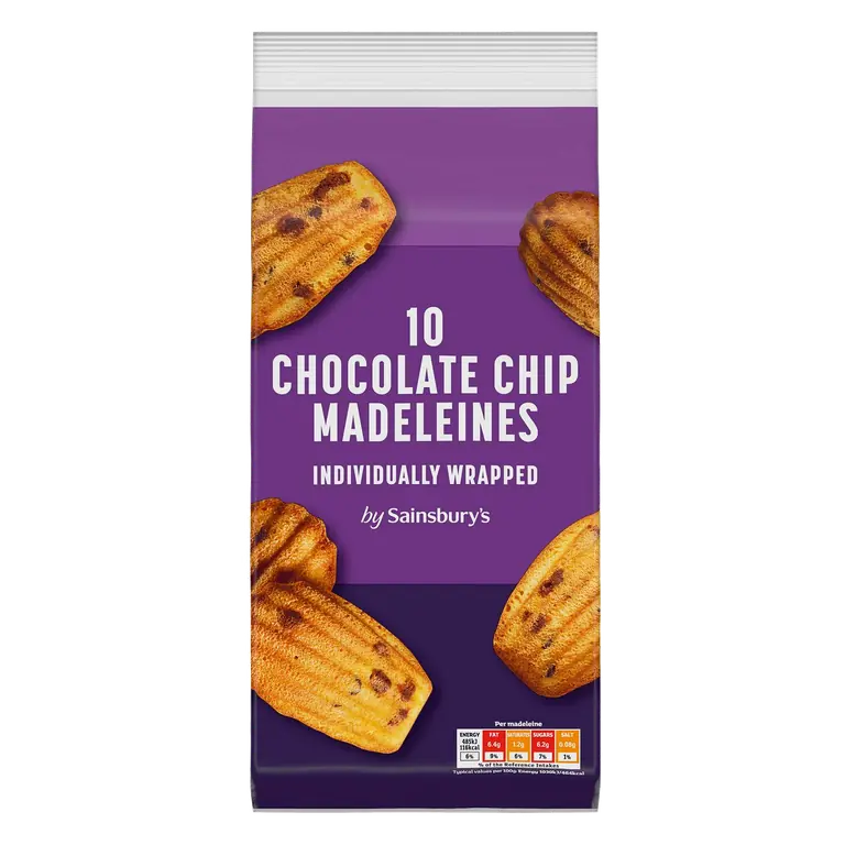 Chocolate Madeleines Cakes 250g