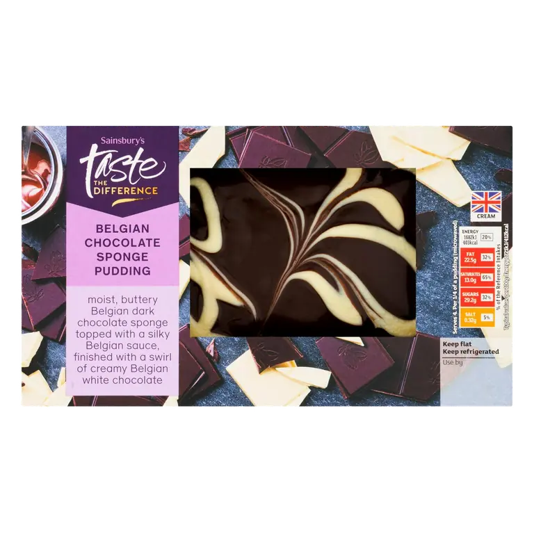 Chocolate Sponge Pudding, Taste the Difference 400g