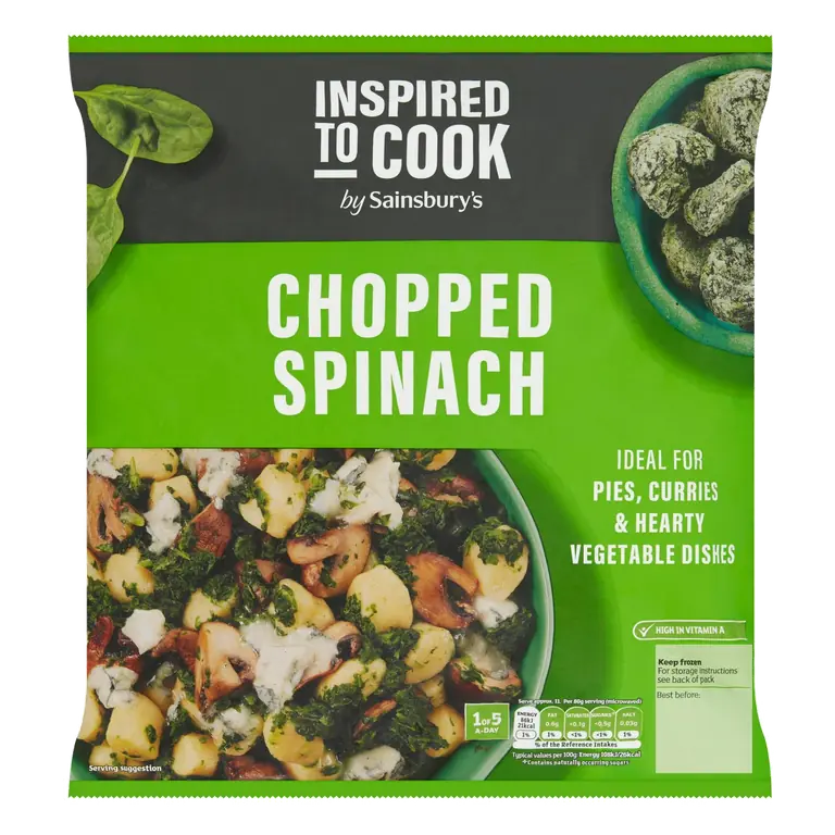 Chopped Spinach 900g