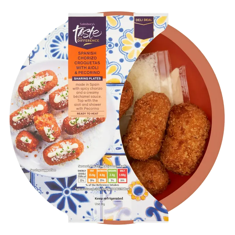 Chorizo Croquetas with Aioli, Taste the Difference 200g