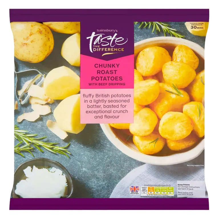 Chunky Roast Potatoes with Beef Dripping, Taste the Difference 1kg