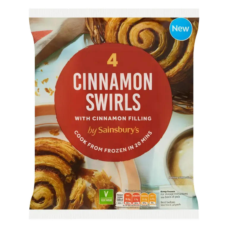 Cinnamon Swirls with Cinnamon Filling 4x92g