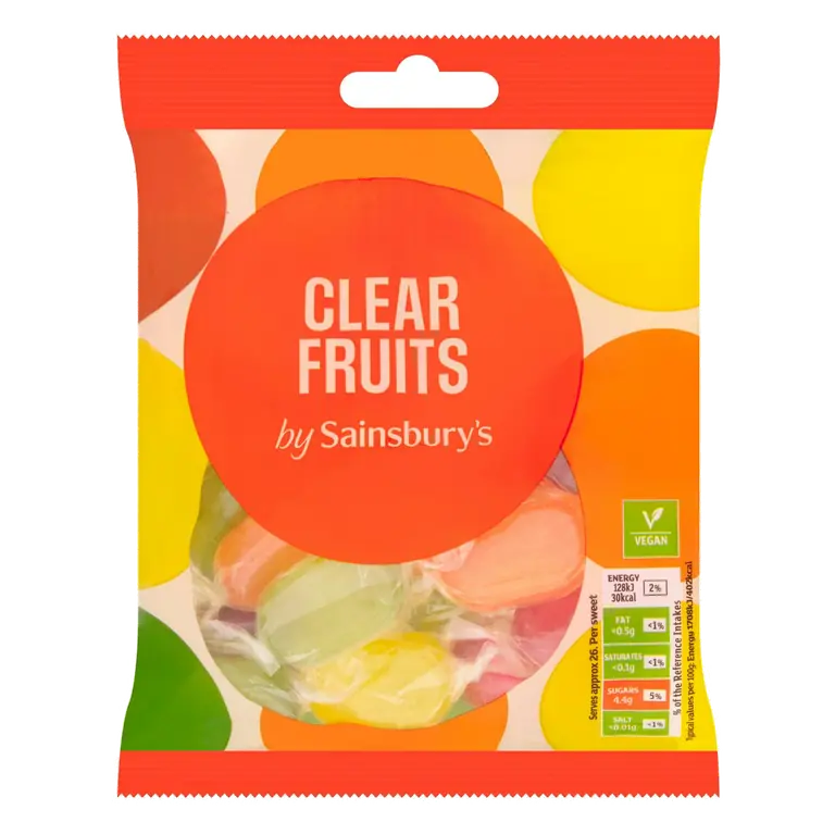 Clear Fruits 200g