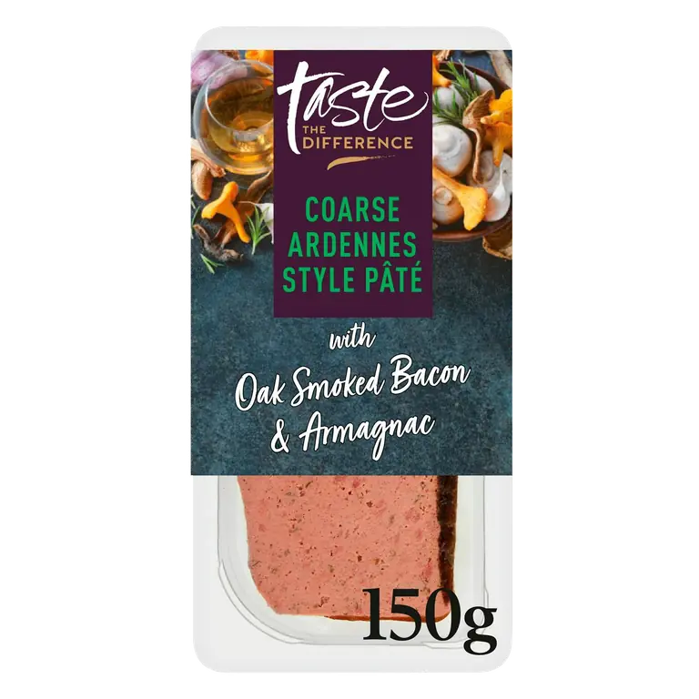 Coarse Ardennes Style Pate, Taste the Difference 150g