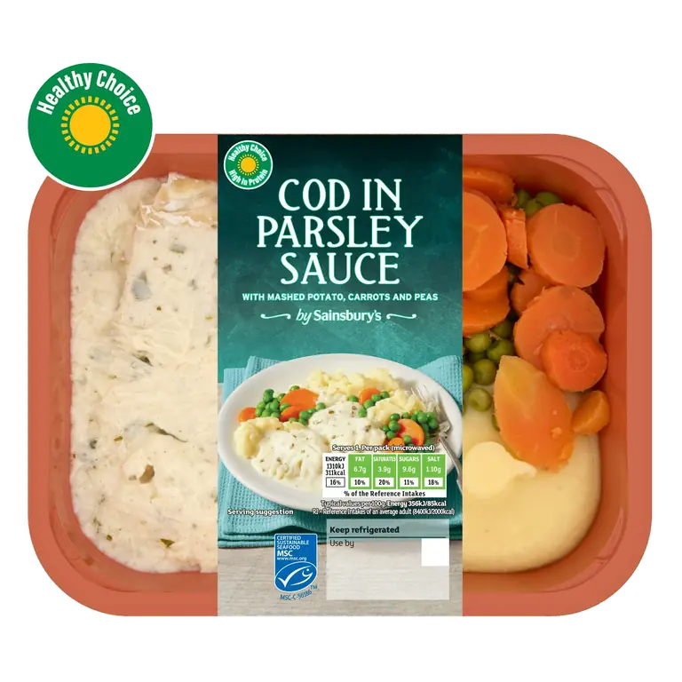 Cod in Parsley Sauce 400g (Serves 1)