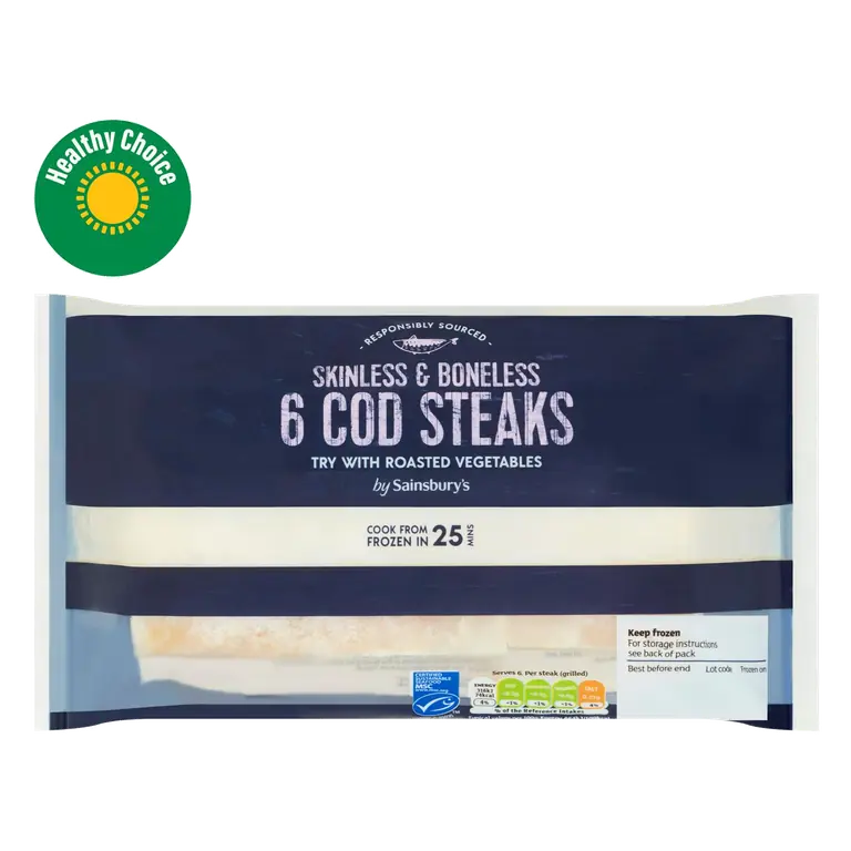 Cod Steaks 520g