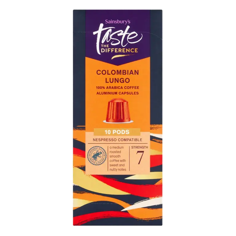 Colombian Lungo, Taste the Difference x10 52g
