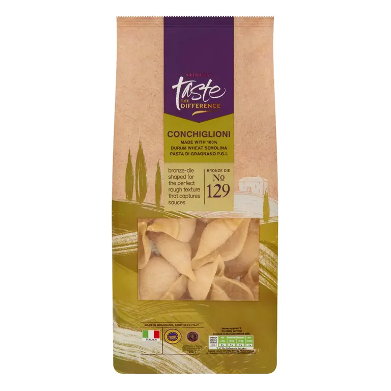 Conchiglioni Pasta, Taste the Difference 500g