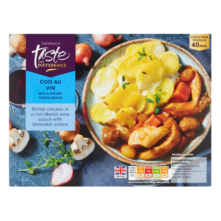 Coq Au Vin, Taste the Difference Ready Meal For 1 400g