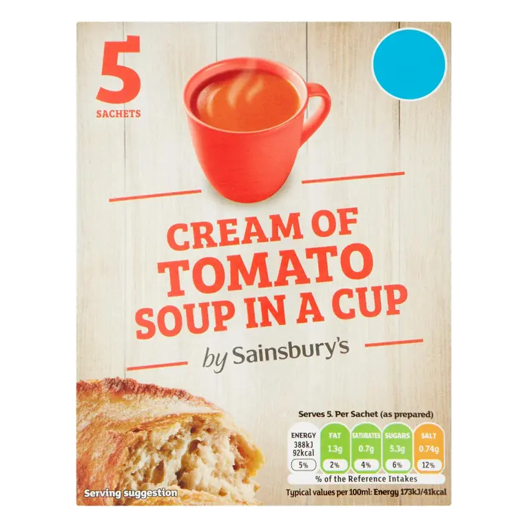Cream of Tomato Soup in a Cup x5 24g