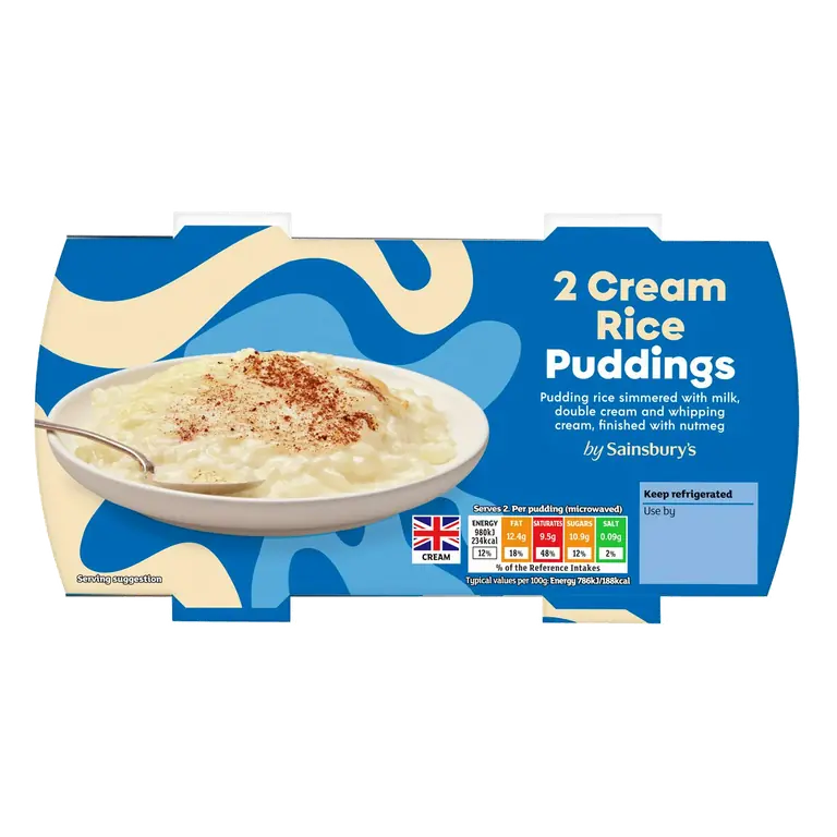 Cream Rice Pudding 2x125g