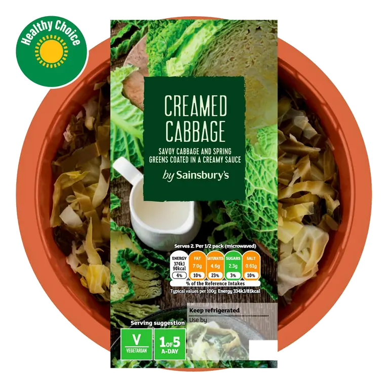 Creamed Green Cabbage 250g (Serves 2)