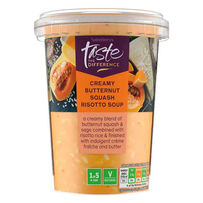 Creamy Butternut Squash Risotto Soup, Taste the Difference 600g