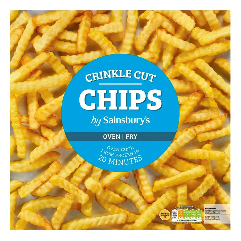 Crinkle Cut Chips 1.5kg
