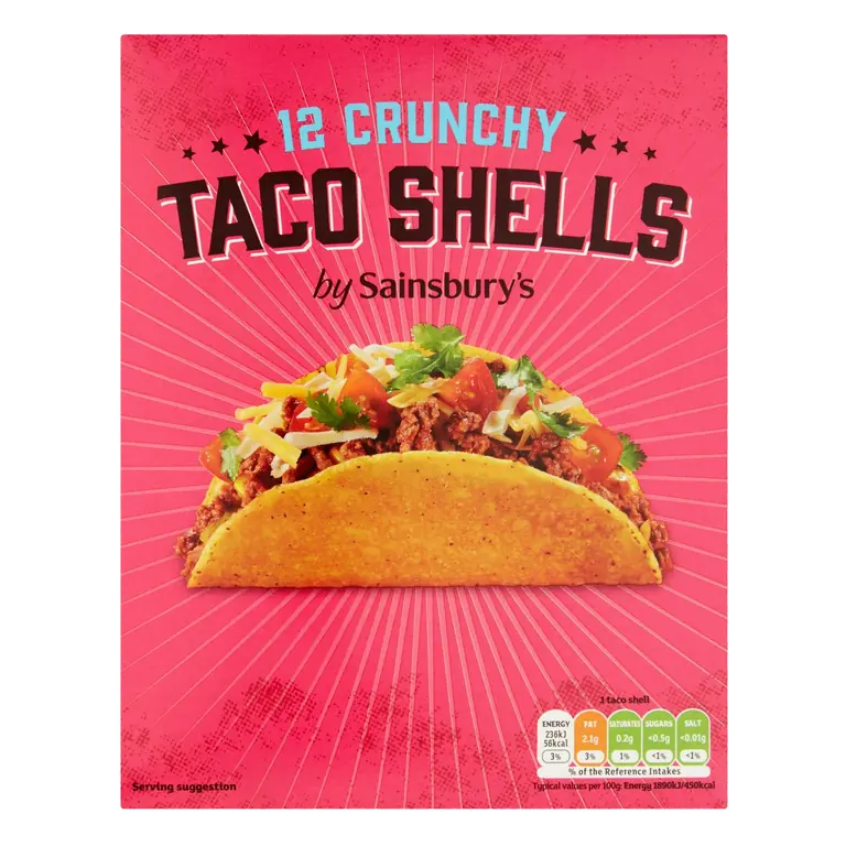 Crunchy Taco Shells x12 150g