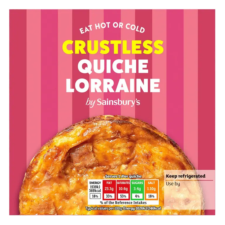 Crustless Quiche Lorraine 150g