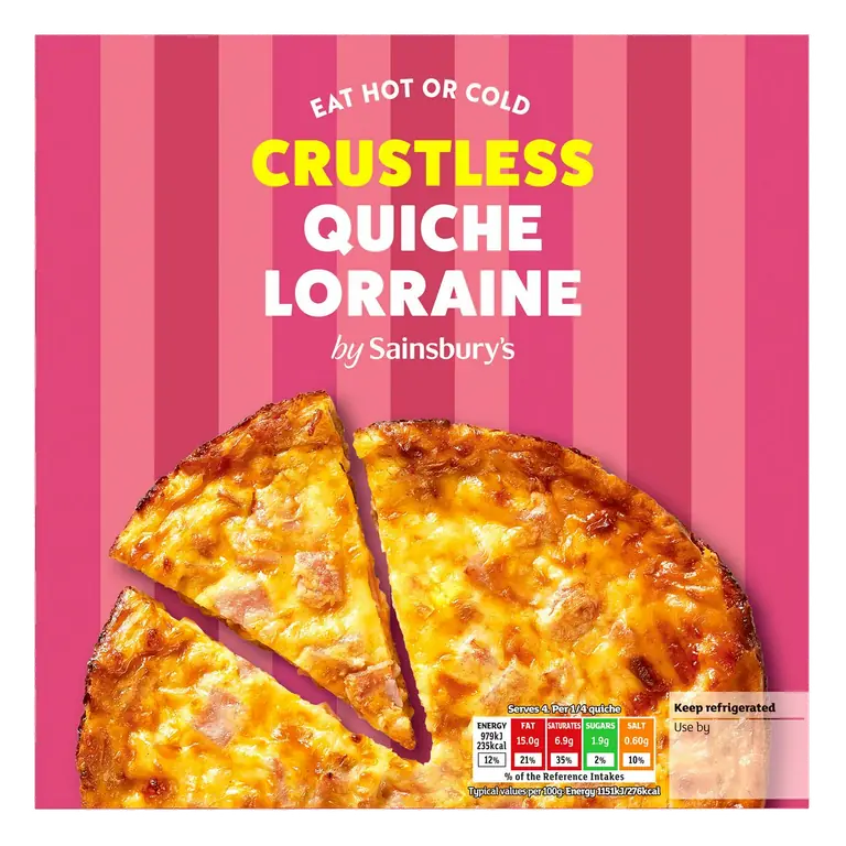Crustless Quiche Lorraine 340g