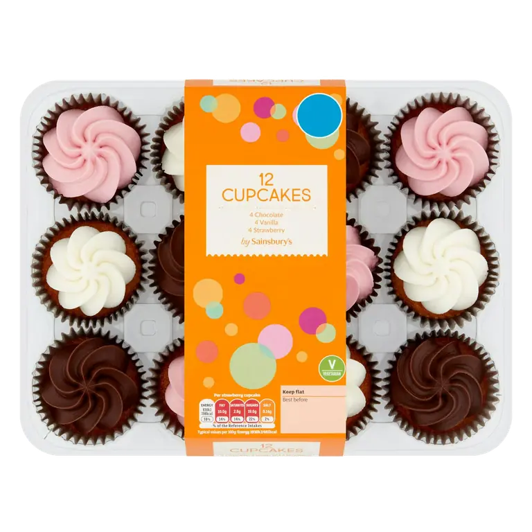 Cupcakes x12 516g