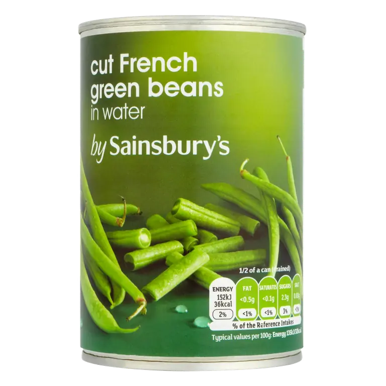 Cut Green Beans In Water 400g