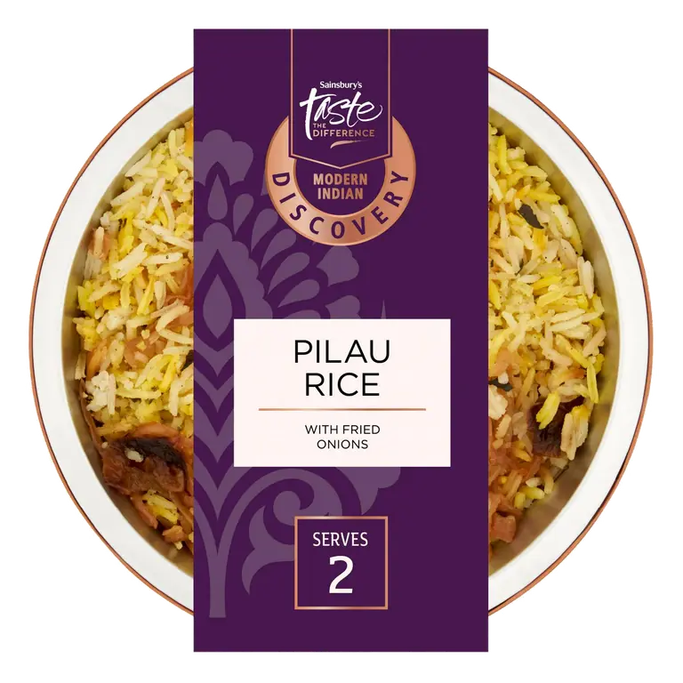 Discovery 300g Pilau Rice with Fried Onions, Taste the Difference