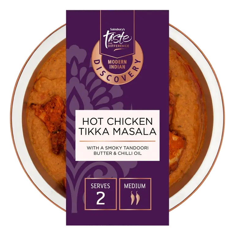 Discovery 400g Hot Chicken Tikka Masala, Taste the Difference