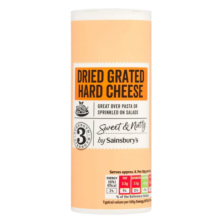 Dried Grated Hard Cheese 80g