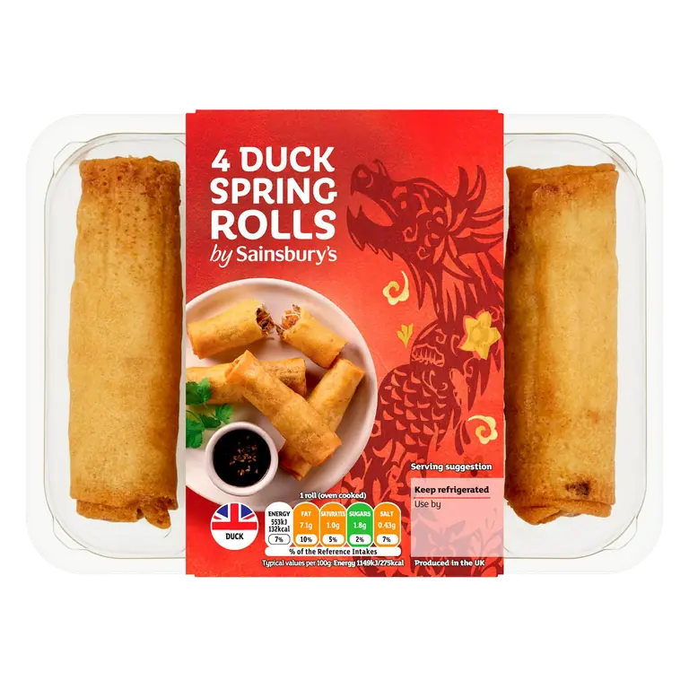 Duck Spring Roll x4 200g