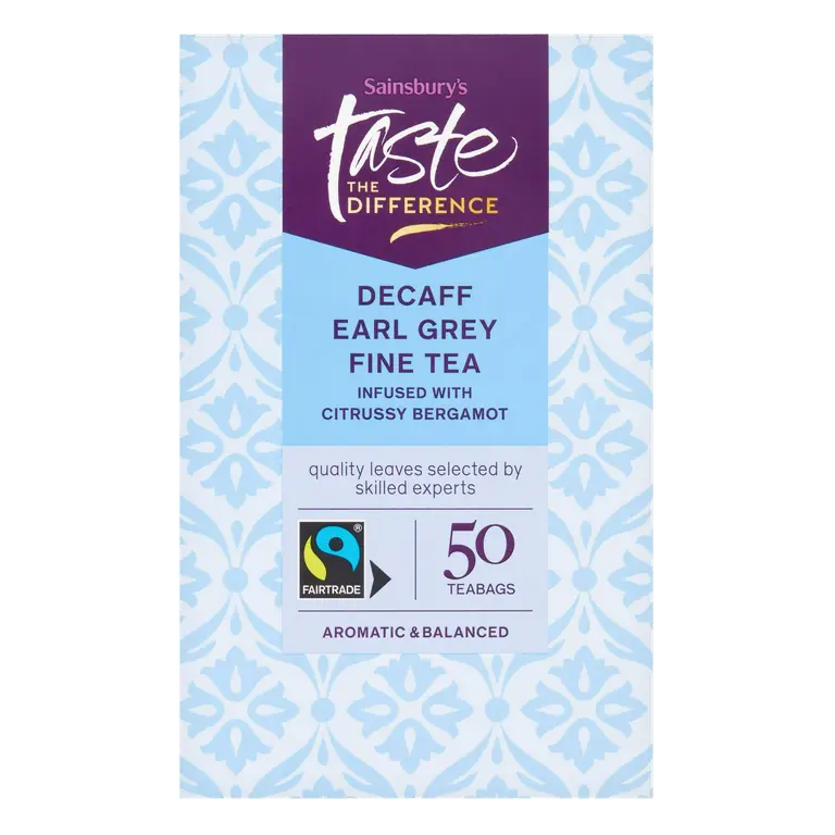Earl Grey Decaff Tea Bags, Taste the Difference x50