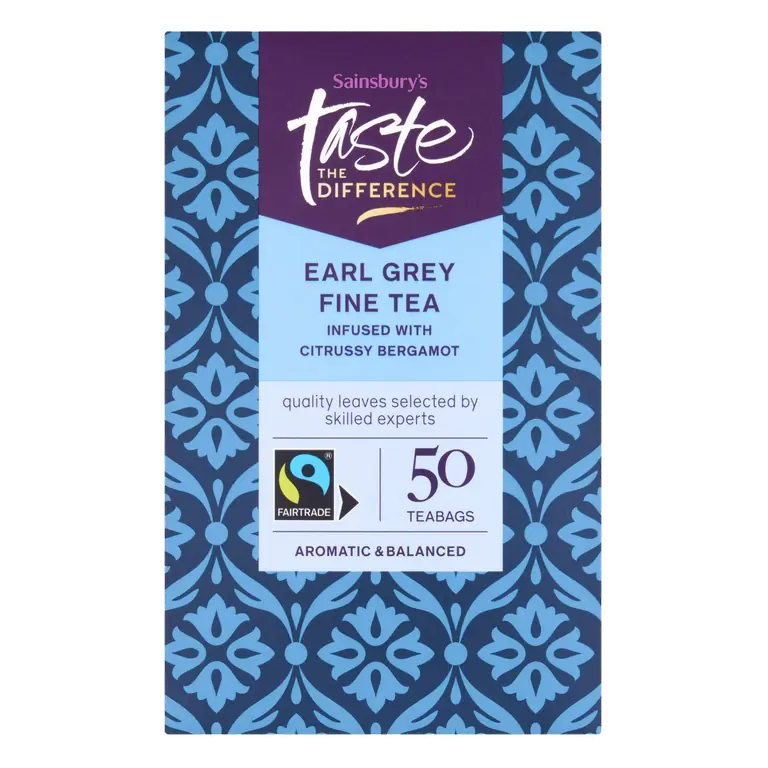 Earl Grey Tea Bags, Taste the Difference x50