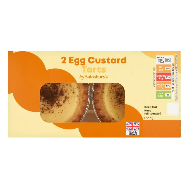 Egg Custard Tarts 2x81g