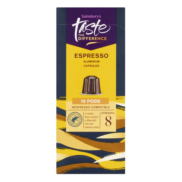 Espresso Pods, Taste the Difference x10 52g