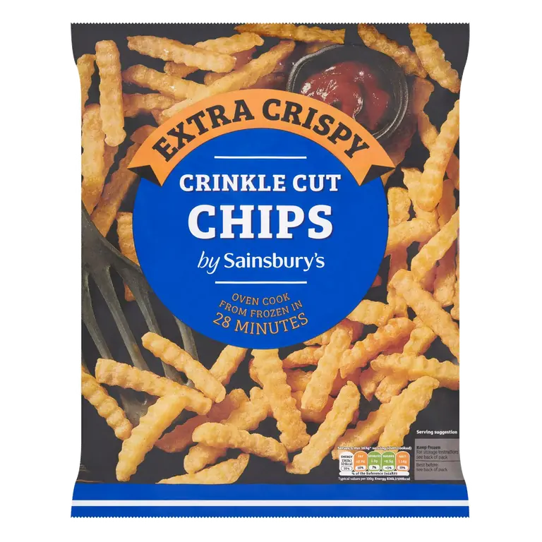 Extra Crispy Crinkle Cut Chips 900g