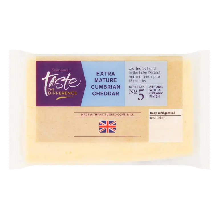 Extra Mature Cumbrian Cheddar, Taste the Difference 350g
