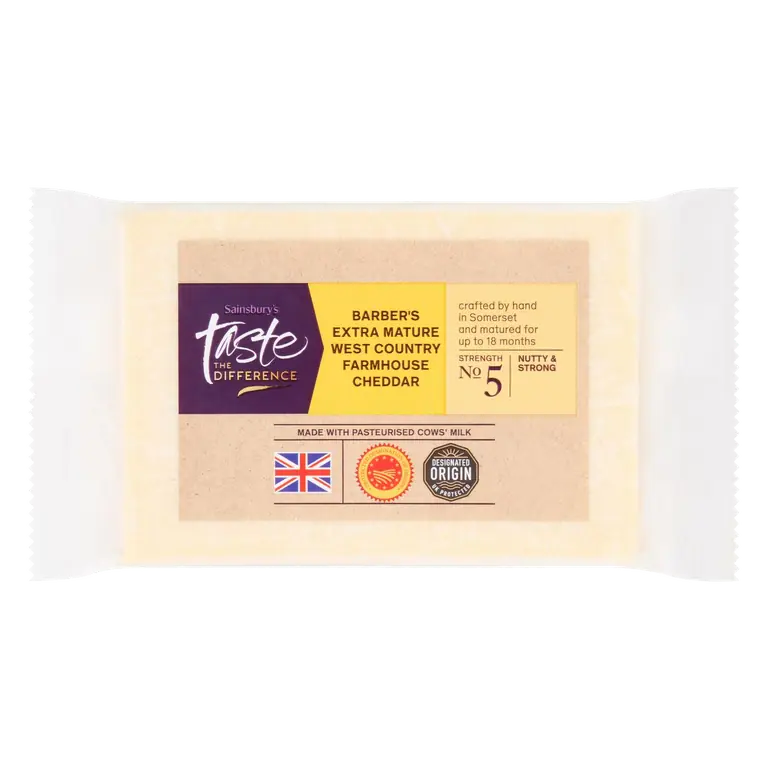 Extra Mature Farmhouse Cheddar, Taste the Difference 350g