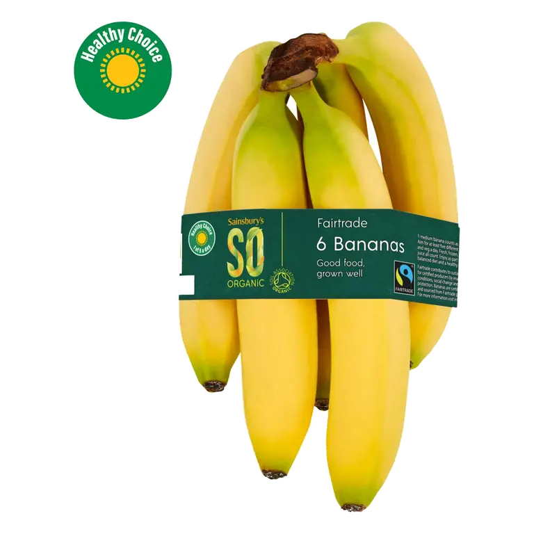 Fairtrade Bananas, SO Organic x6