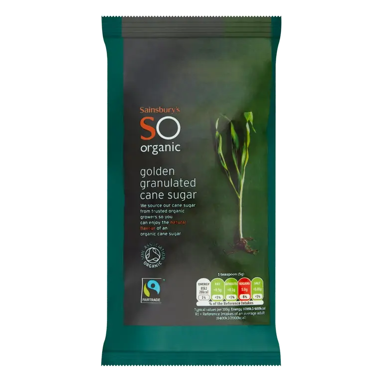 Fairtrade Cane Sugar, SO Organic 500g