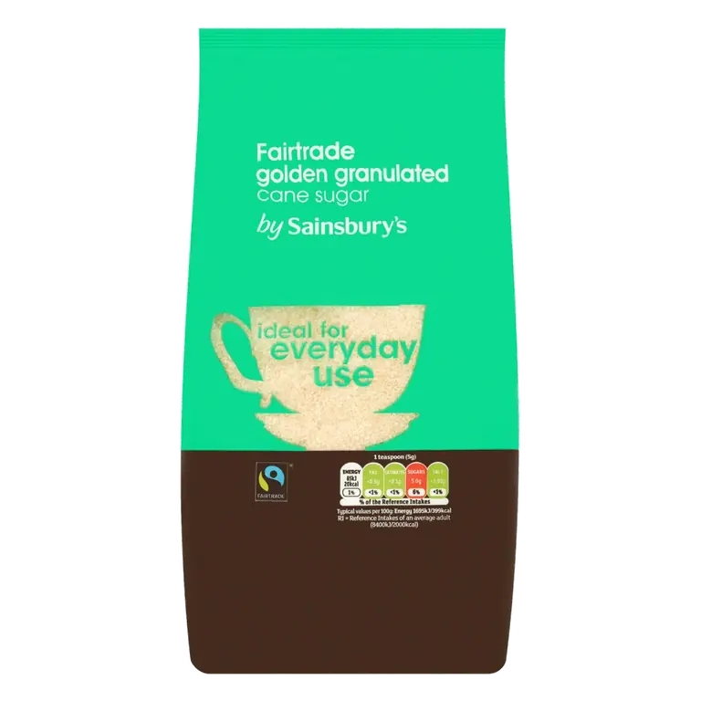 Fairtrade Golden Granulated Sugar 1kg