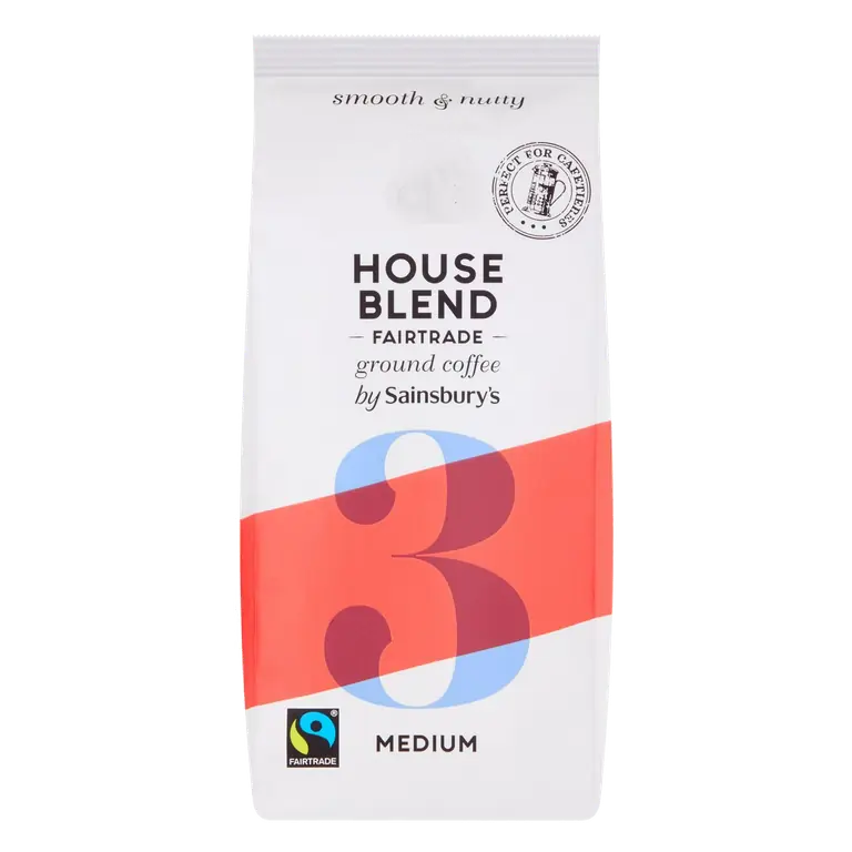 Fairtrade House Blend Original Coffee, Strength 3 227g