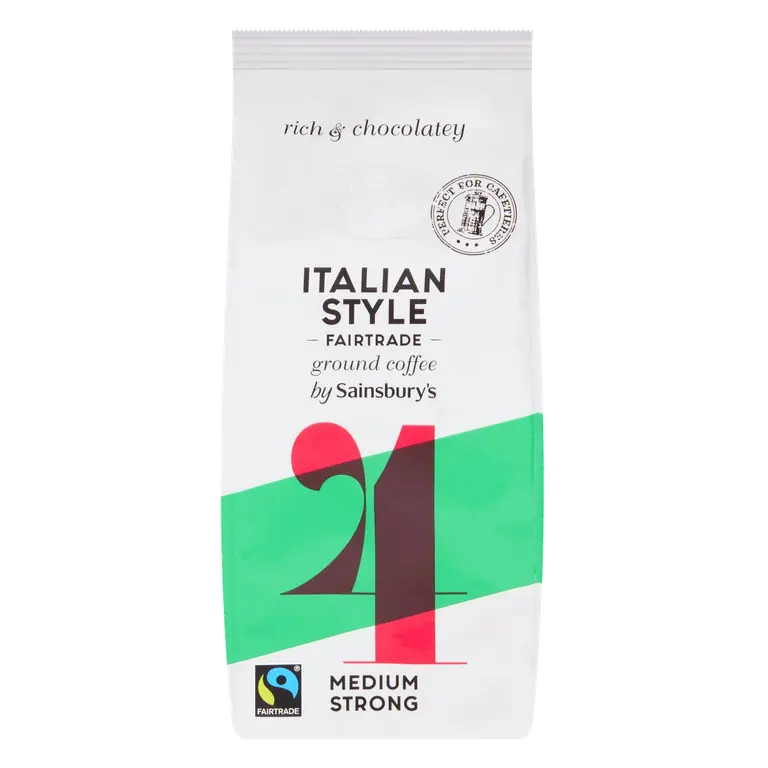 Fairtrade Italian Style Coffee, Strength 4 227g
