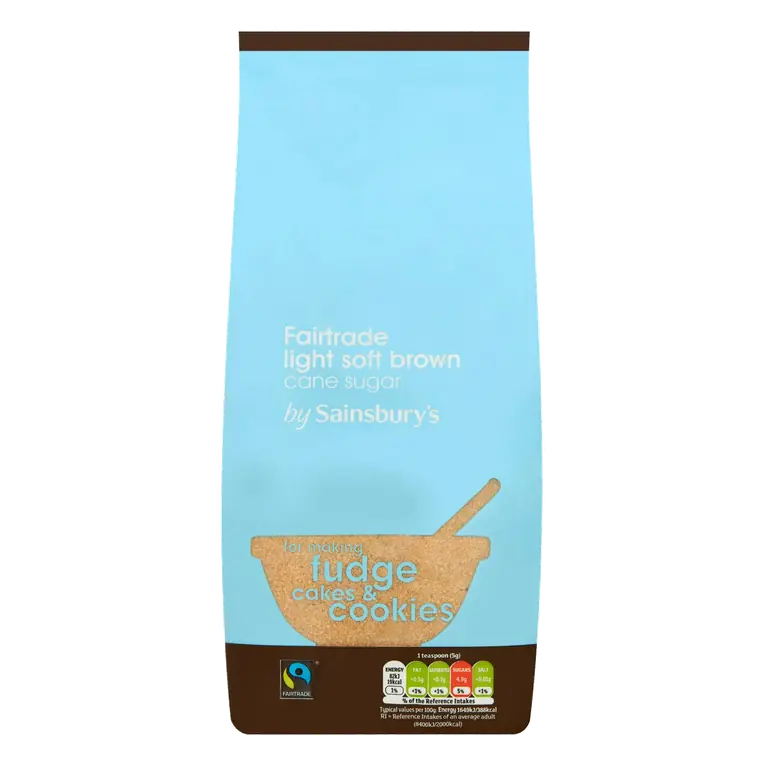 Fairtrade Light Brown Soft Sugar 1kg