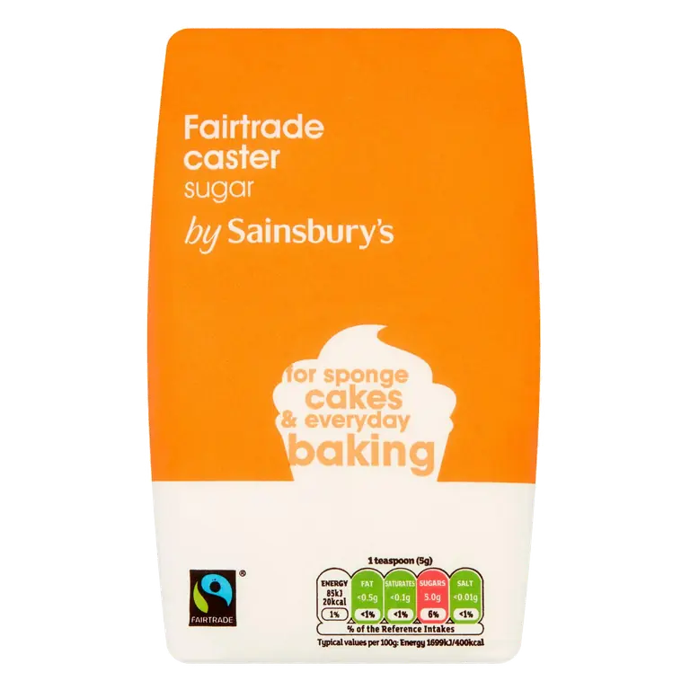 Fairtrade White Caster Sugar 1kg