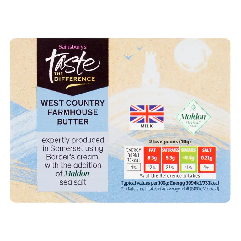Farmhouse Butter, Taste the Difference 250g