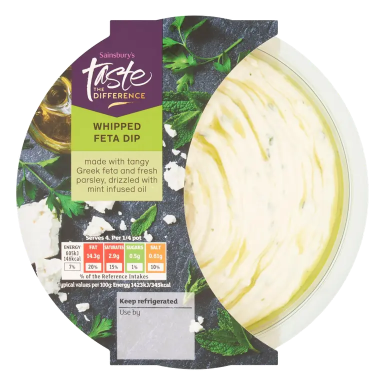 Feta Dip with Mint Oil, Taste the Difference 170g