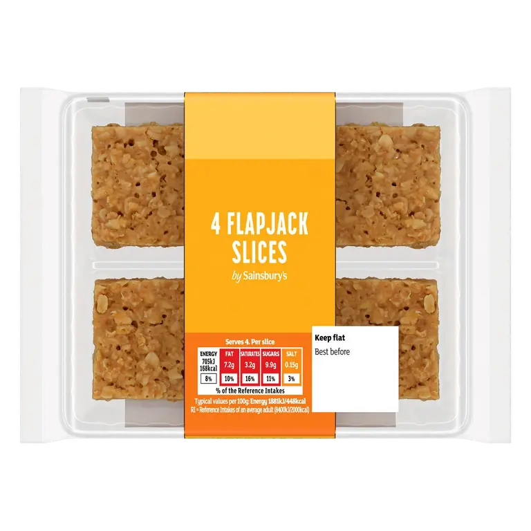 Flapjack Cake Slices x4