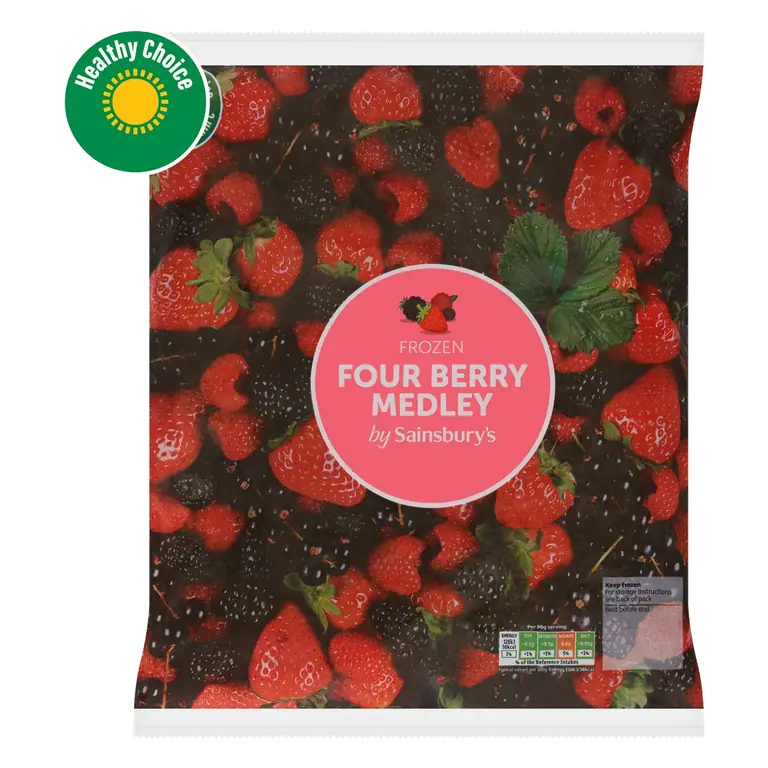 Four Berry Medley Frozen Fruit 1kg
