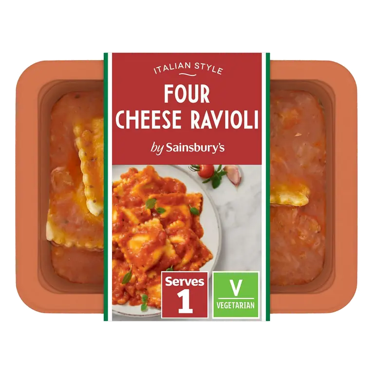 Four Cheese Filled Ravioli Ready Meal For 1 400g