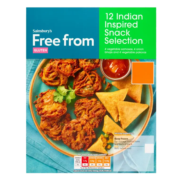 Free From 12 x Indian Inspired Snack Selection 240g