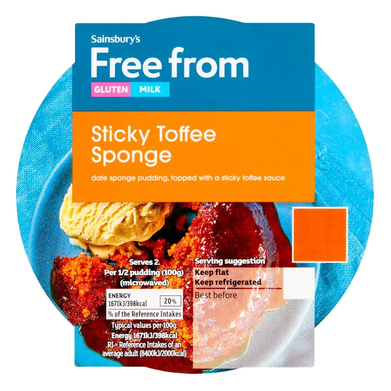 Free From 200g Sticky Toffee Sponge Pudding