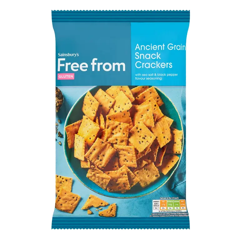 Free From Ancient Grain Snack Crackers 100g