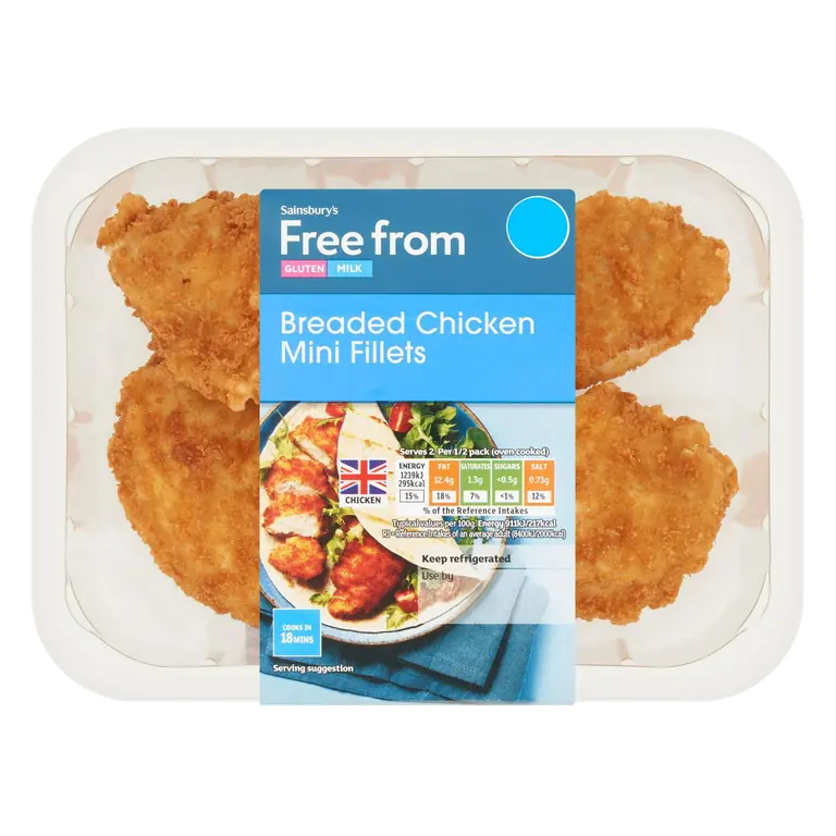 Free From Breaded Mini Fillets 305g
